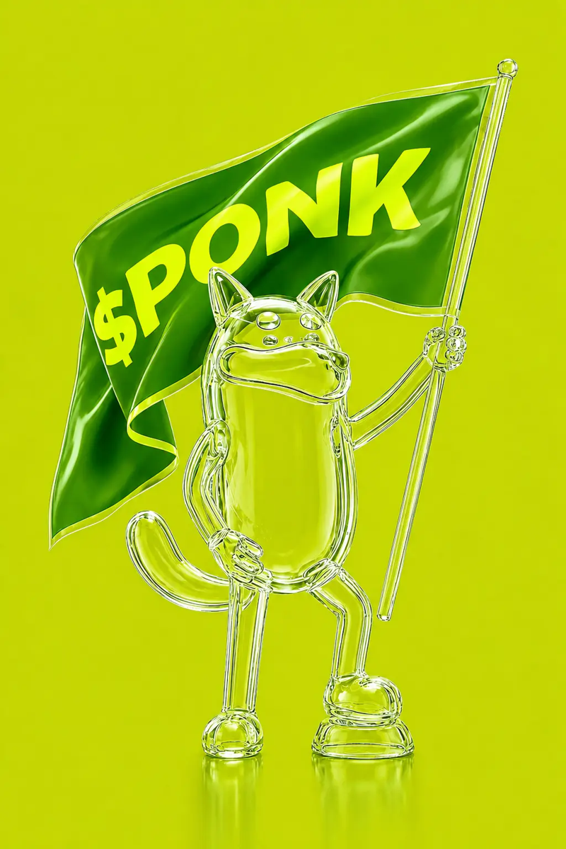 Flag Planted PONK meme